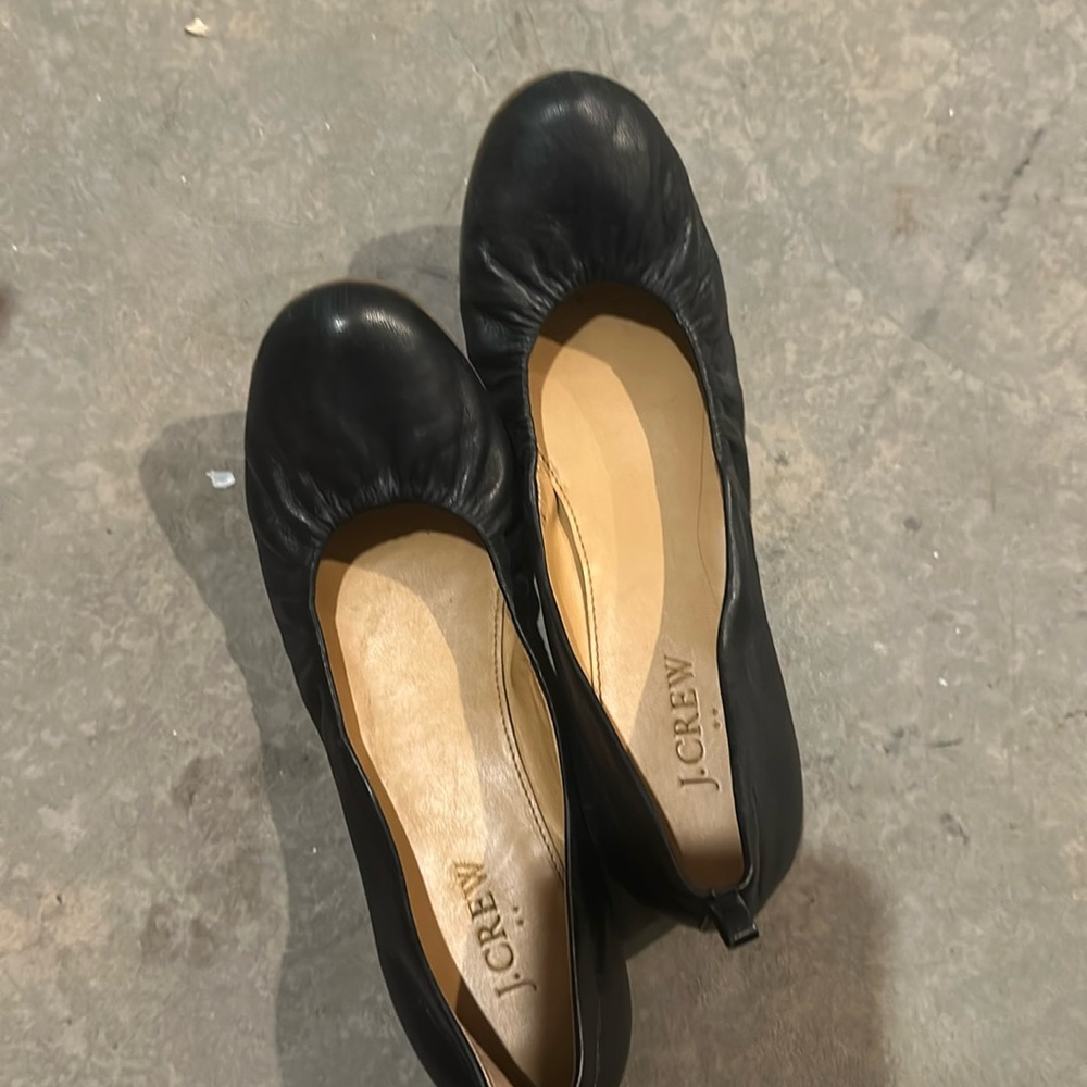 J Crew ballet flats size 7.5 worn but like new condition